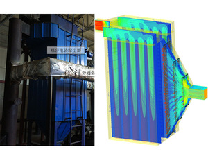 电袋耦合除尘器CFD流场优化