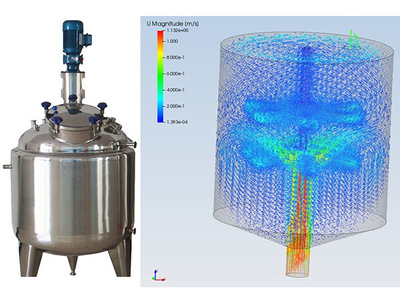 搅拌罐性能仿真