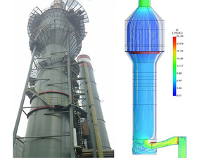 脱硫除尘一体塔CFD流场优化