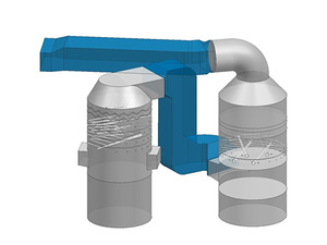 双塔双循环湿法烟气脱硫塔流场优化