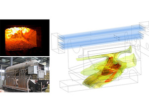 生物质锅炉燃烧流场组织方案优化